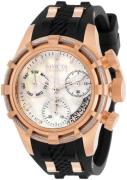 Invicta Damklocka 30532 Reserve Vit/Roséguldstonat stål Ø40 mm