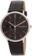 Tommy Hilfiger Herrklocka 1791509 Svart/Läder Ø40 mm