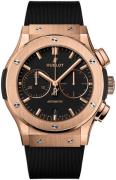 Hublot Herrklocka 521.OX.1181.RX Classic Fusion Svart/Gummi Ø45 mm