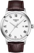 Tissot Herrklocka T129.410.16.013.00 T-Classic Vit/Läder Ø42 mm