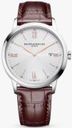 Baume & Mercier Herrklocka M0A10415 Classima Silverfärgad/Läder