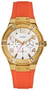 Guess Damklocka W0564L2 Jet Vit/Gummi Ø35 mm