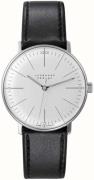 Junghans Damklocka 27/3700.02 Max Bill Silverfärgad/Läder Ø34 mm