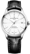 Baume & Mercier Herrklocka M0A10518 Clifton Vit/Läder Ø40 mm