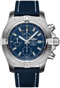 Breitling Herrklocka A13317101C1X1 Avenger Chronograph 45 Blå/Läder