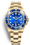 Rolex Herrklocka 126618LB-0002 Submariner Blå/18 karat vitt guld