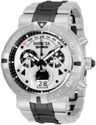 Invicta Herrklocka 33782 Shaq Vit/Stål Ø52 mm