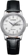 Citizen Damklocka EW3260-17A Classic Silverfärgad/Läder Ø30 mm