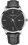 Stührling Original Herrklocka 3997A.4 Symphony Svart/Läder Ø40 mm