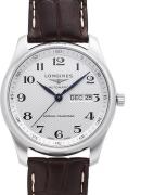 Longines Herrklocka L2.910.4.78.3 Master Silverfärgad/Läder Ø40 mm