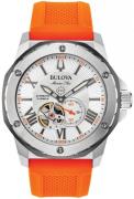 Bulova Herrklocka 98A226 Marine Star Silverfärgad/Gummi Ø45 mm