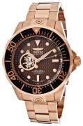 Invicta Herrklocka 13713 Pro Diver Brun/Roséguldstonat stål Ø47 mm