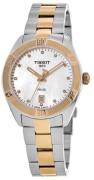 Tissot Damklocka T101.910.22.116.00 Pr 100 Vit/Roséguldstonat stål