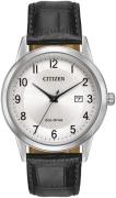 Citizen Herrklocka AW1231-07A Dress Vit/Läder Ø43 mm