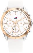 Tommy Hilfiger Damklocka 1782388 Kennedy Vit/Gummi Ø38 mm