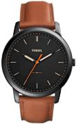 Fossil Herrklocka FS5305 The Minimalist Svart/Läder Ø44 mm