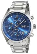 Hugo Boss Herrklocka 1513478 Chronograph Blå/Stål Ø43 mm