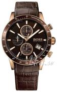 Hugo Boss Herrklocka 1513392 Rafale Brun/Läder Ø44 mm