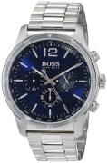 Hugo Boss Herrklocka 1513527 Chronograph Blå/Stål Ø45 mm