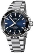 Oris Herrklocka 01 733 7730 4135-07 8 24 05PEB Aquis Blå/Stål