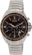 Hugo Boss Herrklocka 1513094 Chronograph Svart/Roséguldstonat stål