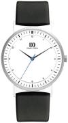 Danish Design Herrklocka IQ12Q1189 Dress Vit/Läder Ø41 mm