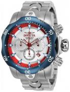 Invicta Herrklocka 25045 Venom Silverfärgad/Stål Ø53.7 mm