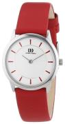 Danish Design Damklocka 3324547 Classic Vit/Läder Ø29 mm