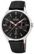 Festina Herrklocka F16991-4 Sport Svart/Läder Ø41 mm