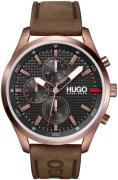 Hugo Boss Herrklocka 1530162 Chase Svart/Läder Ø46 mm