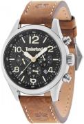 Timberland Herrklocka TBL15249JS.02 Svart/Läder Ø43 mm