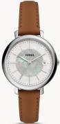 Fossil Damklocka ES5090 Jacqueline Flerfärgad/Läder Ø36 mm