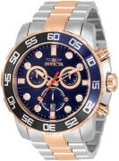 Invicta Herrklocka 33301 Pro Diver Blå/Roséguldstonat stål Ø50 mm