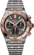 Breitling Herrklocka UB0134101B1U1 Chronomat B01 42 Grå/18 karat