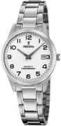 Festina Damklocka F20509-1 Classic Vit/Stål Ø31 mm