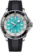 Breitling Herrklocka A17376211L2S1 Superocean Automatic 44 Blå/Gummi