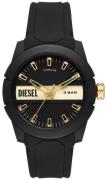 Diesel Herrklocka DZ1997 Double Up Svart/Gummi Ø43 mm