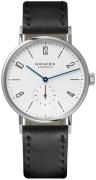 Nomos Glashütte N-641 Tangomat Vit/Läder Ø38.3 mm