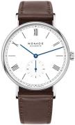 Nomos Glashütte N-236 Ludwig Vit/Läder Ø37.5 mm