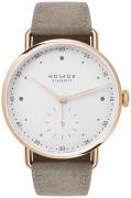 Nomos Glashütte Damklocka N-1170 Metro Vit/Läder Ø33 mm