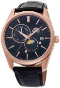 Orient Herrklocka RA-AK0309B10B Sun & Moon Svart/Stål Ø42 mm