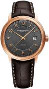 Raymond Weil Herrklocka 2237-PC5-05608 Maestro Grå/Läder Ø40 mm