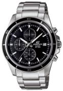 Casio Herrklocka EFR-526D-1AVUEF Edifice Svart/Stål Ø43.8 mm