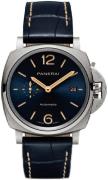 Panerai Herrklocka PAM00927 Luminor Blå/Läder Ø42 mm