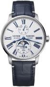 Ulysse Nardin Herrklocka 1193-310LE-0A-175-1A Torpilleur Vit/Läder