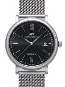 IWC Herrklocka IW356506 Portofino Svart/Stål Ø40 mm