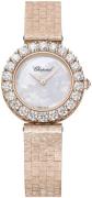 Chopard Damklocka 10A178-5101 Diamond Hour Vit/18 karat roséguld