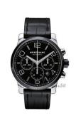 Montblanc Herrklocka 102365 Timewalker Chronograph Svart/Läder Ø43