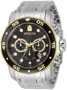 Invicta Herrklocka 33999 Pro Diver Svart/Stål Ø48 mm