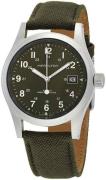 Hamilton Herrklocka H69439363 Khaki Field Grön/Läder Ø38 mm